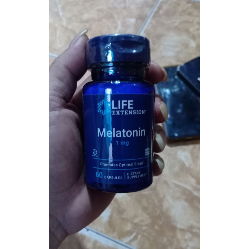 life extension melatonin 1 mg 60.capsules