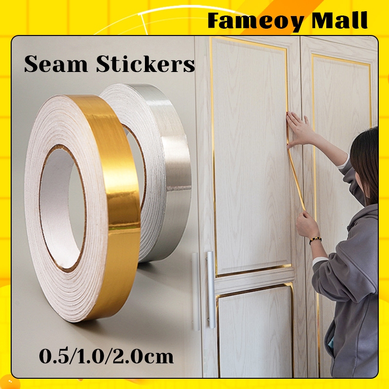 

JieLiDa 50meter gulungan stiker pembatas keramik lebar 0.5cm/1cm/2cm