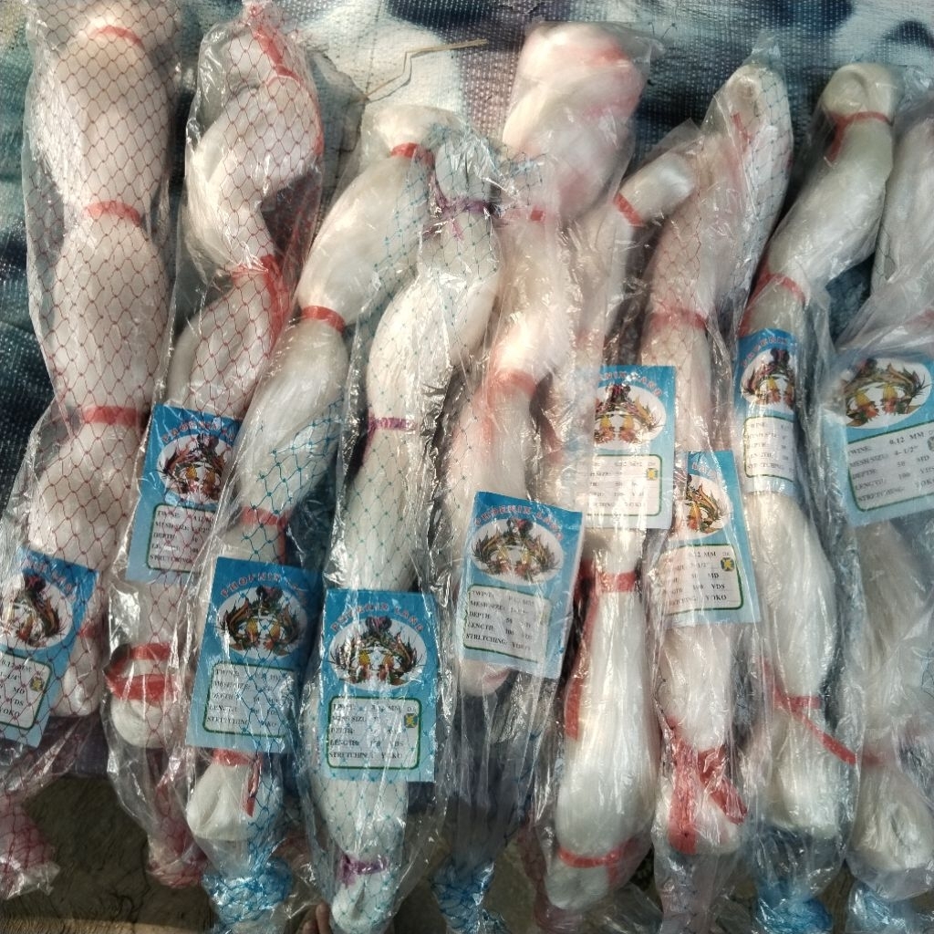 012 - jaring ikan 1¼ - 4½ panjang 100 yds