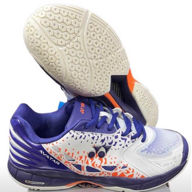 Sepatu Badminton Yonex Avatar White Purple