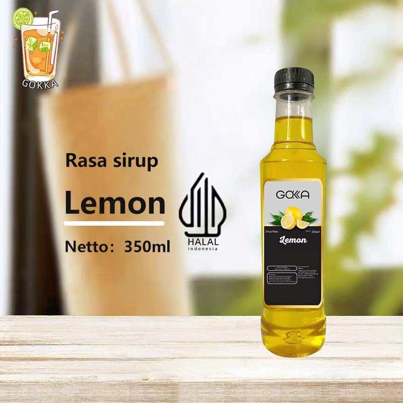 

GОKKA Syrup / Lemon Flavoured Sirup / Sirup Lemon 350ML International Halal