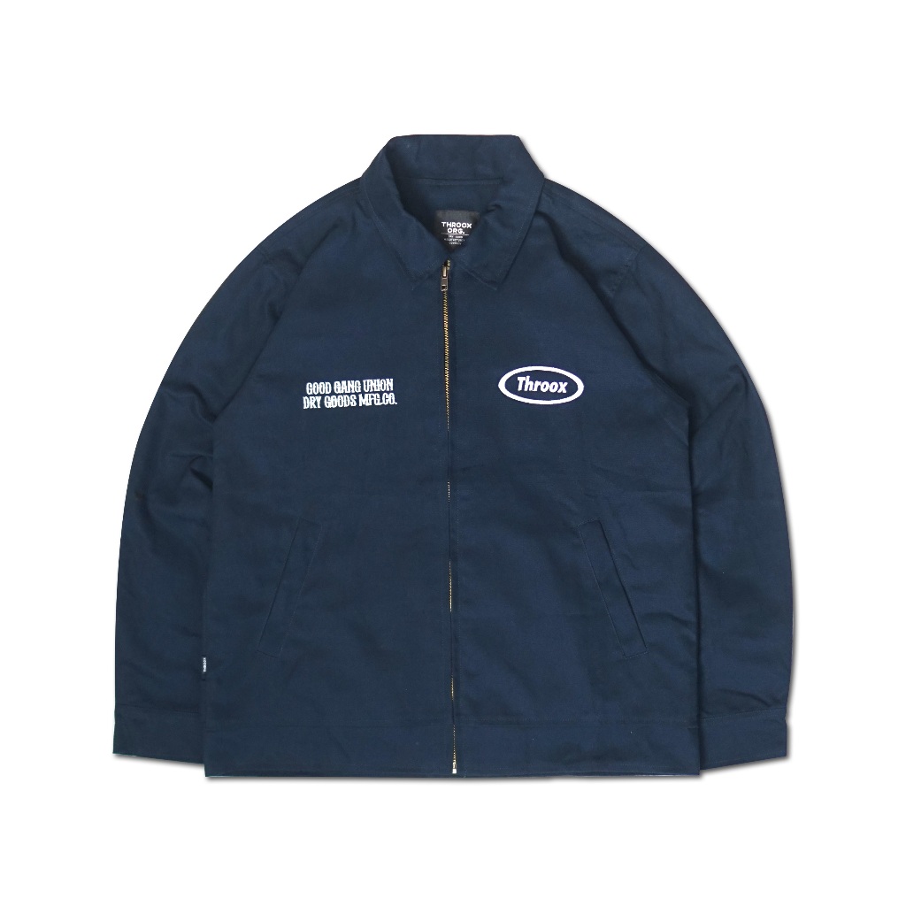 Throoxoriginal Deck Jacket Calvera Navy  || Deck Throox