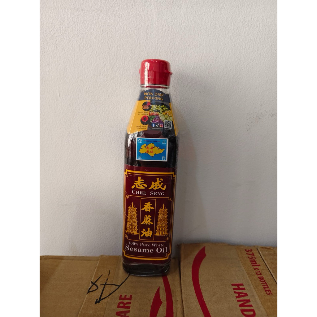 

[BOTOL SEDANG] HARGA TERMURCE Chee Seng White Sesame Oil Minyak Wijen Putih SG 375ML