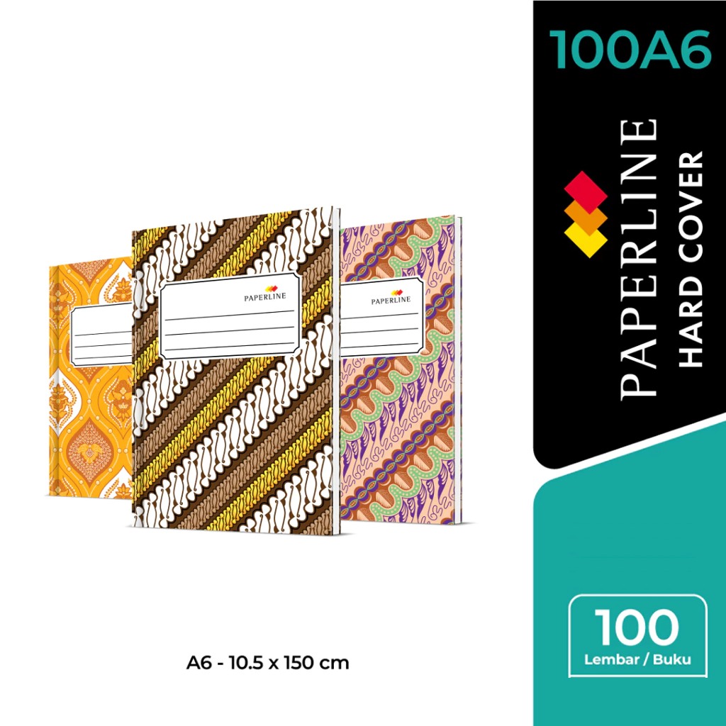 

Paperline Hard Cover 100 A6 PGG HC 100 A6 / Buku Octavo PPL - Isi 100