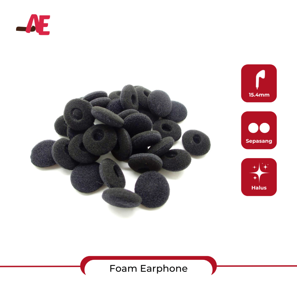 [Sepasang] Earbud Foam Replacement Earphone Vido Kgis