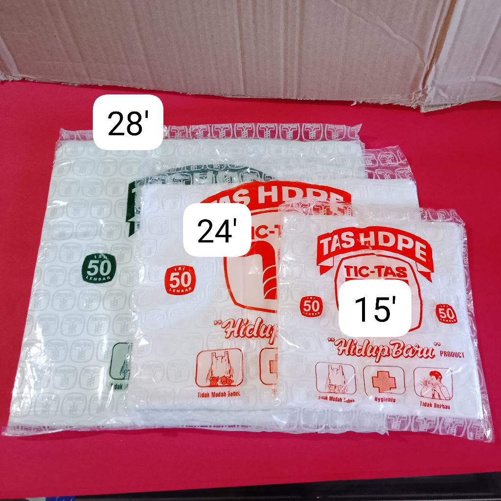 Kantong Plastik Tic Tas Kresek Plastik Tic Tas Hitam Kantong Plastik Putih