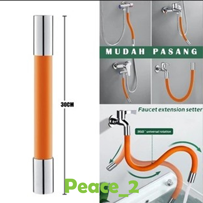 Sambungan Kran fleksibel 30cm selang fleksibel selang kran lentur