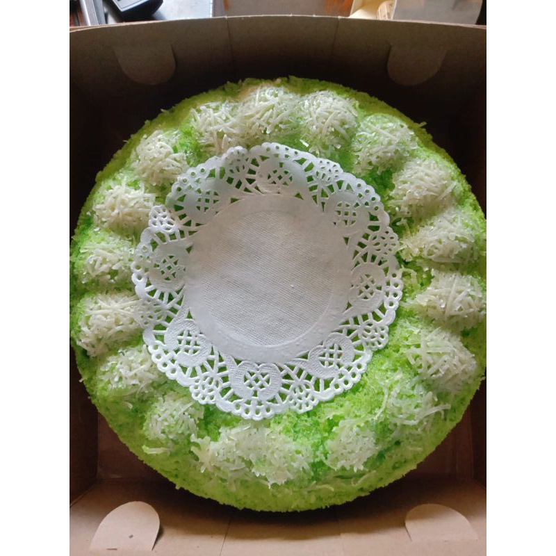 

Bolu Pandan kukus(keju lumer)