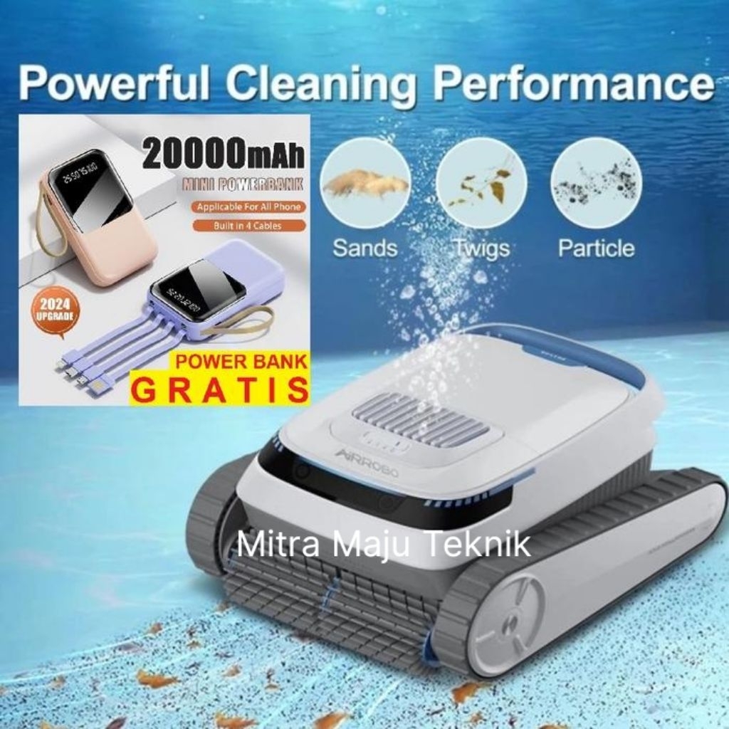 Robot Kolam Renang Mesin Vacuum Cleaner Pool Kolam Renang Elektrik