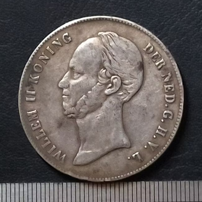 UANG KOIN KUNO || KOIN PERAK || SILVER COIN WILLEM 2 TAHUN 1846