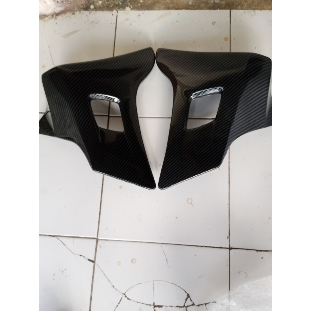 sayap shroud cover radiator Kawasaki ninja R ninja S original carbon clup