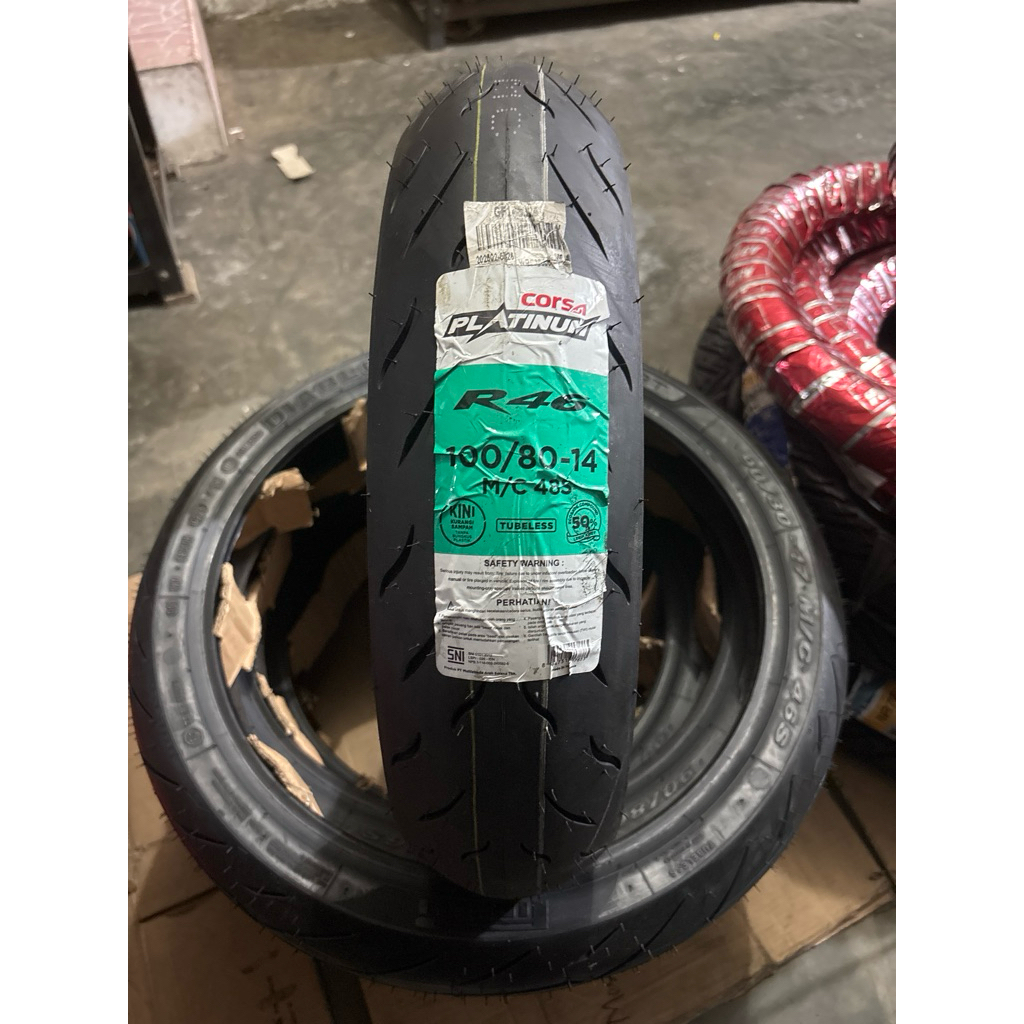 CORSA PLATINUM R46 100/80 RING 14 TUBELESS