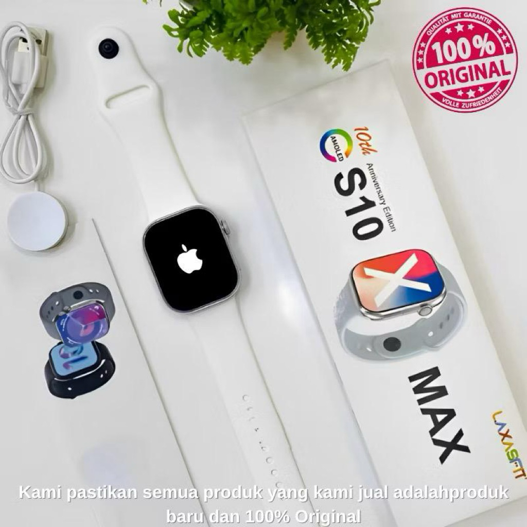 SmartWatch S10 Pro Max 2.3 Nci Layar HD Gps Nfc Waterproof Bluetooth