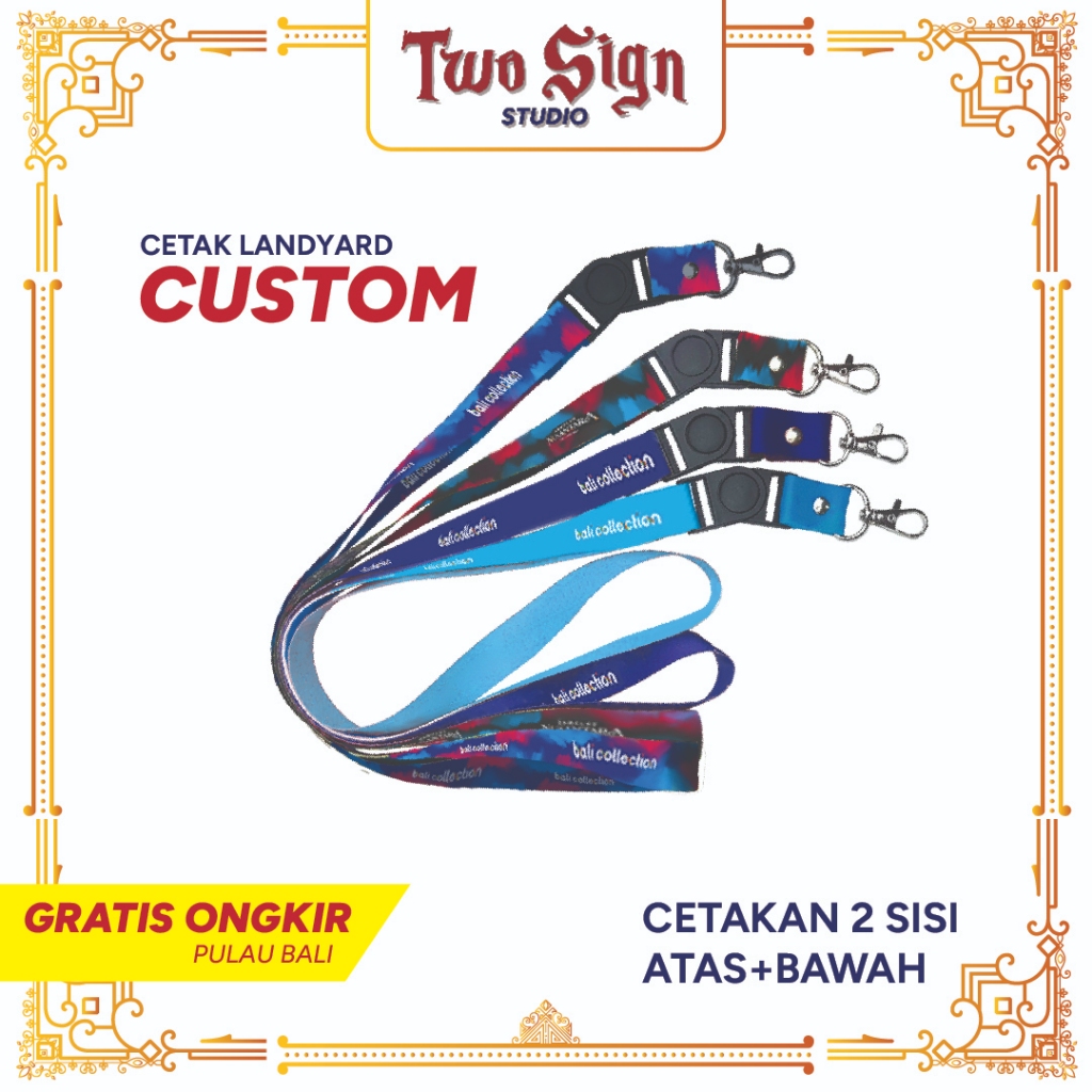 

TALI LANYARD CUSTOM 2 SISI ATAU 1 SISI UNTUK EVENT ATAU ORGANISASI