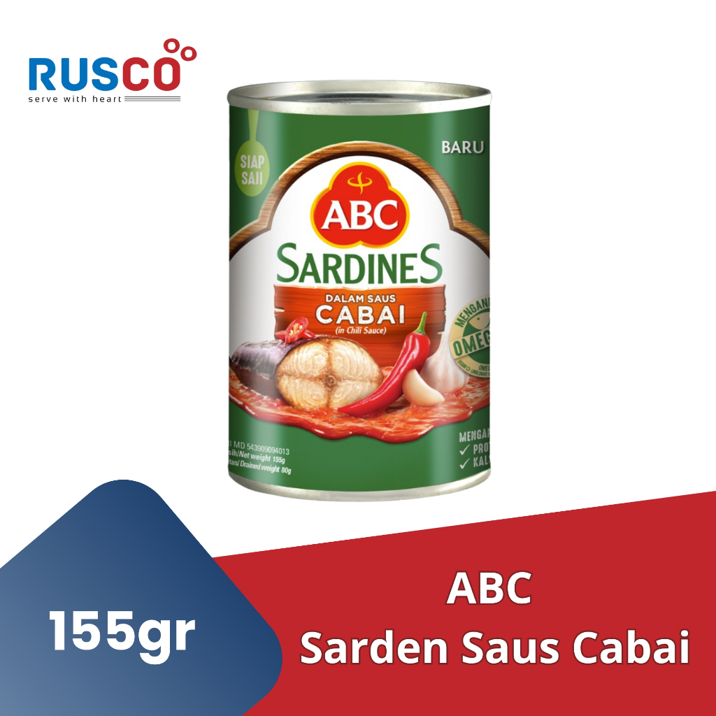 

ABC Sarden Saus Cabai 155g