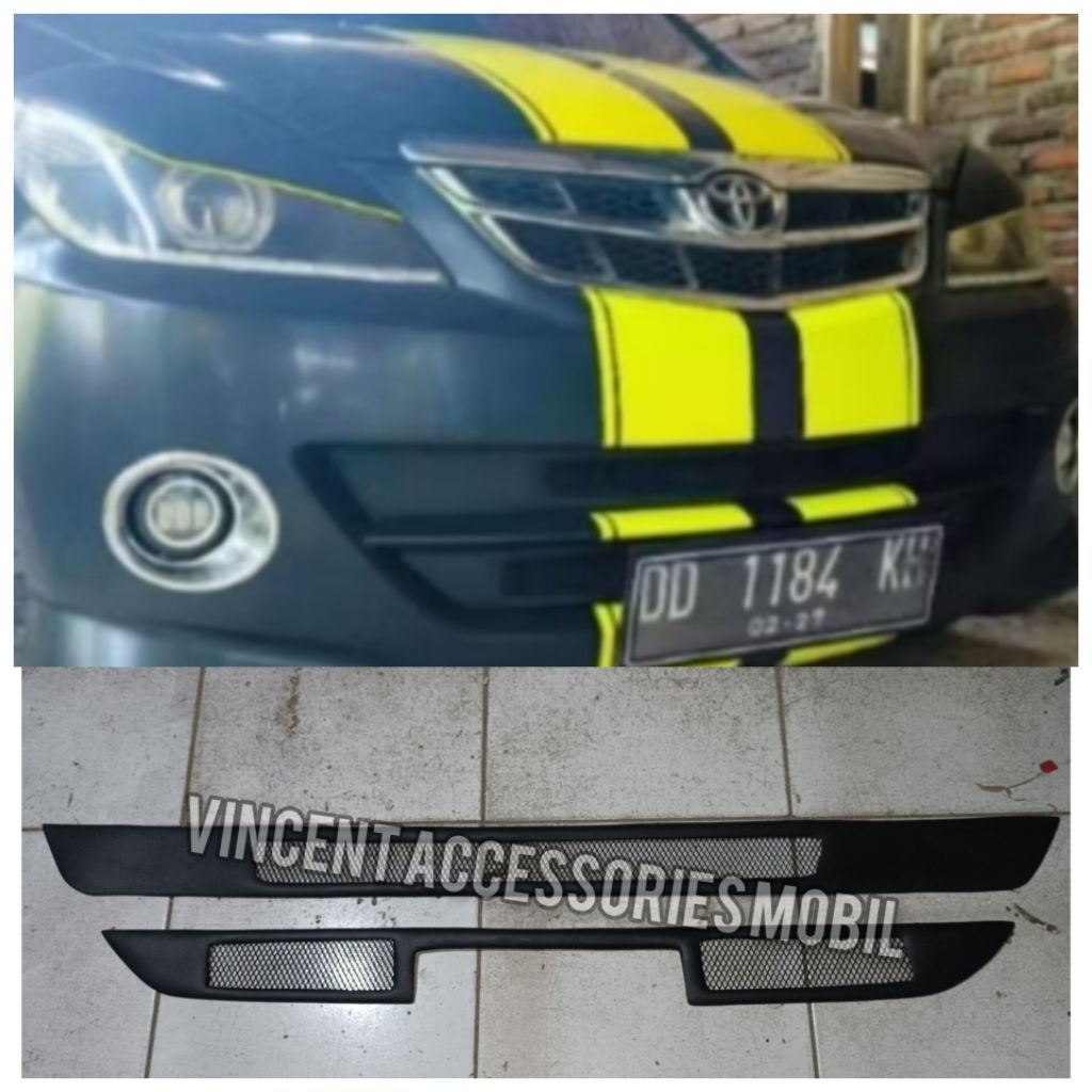 Pengaman Radiator / Grill Radiator Bemper Bawah Avanza Xenia Type S 2006 2007 2008 2009 2010 2011