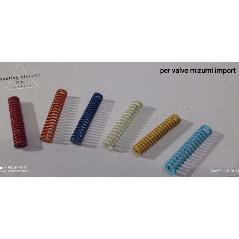 KODE Q68E Per Mizumi Valve PCP OD 1 mm Panjang 5cm