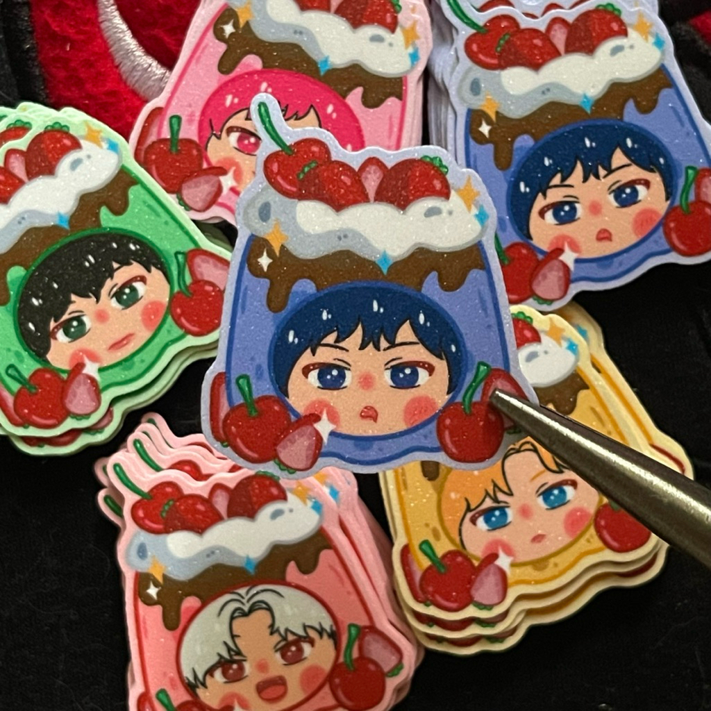 

Plave puding costum sticker