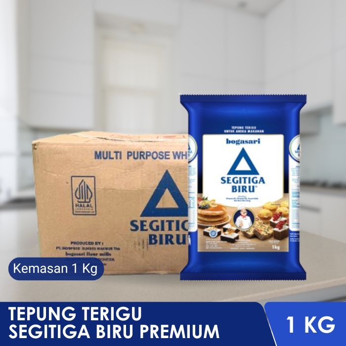 

Tepung Terigu SEGITIGA BIRU Premium 1 Kg