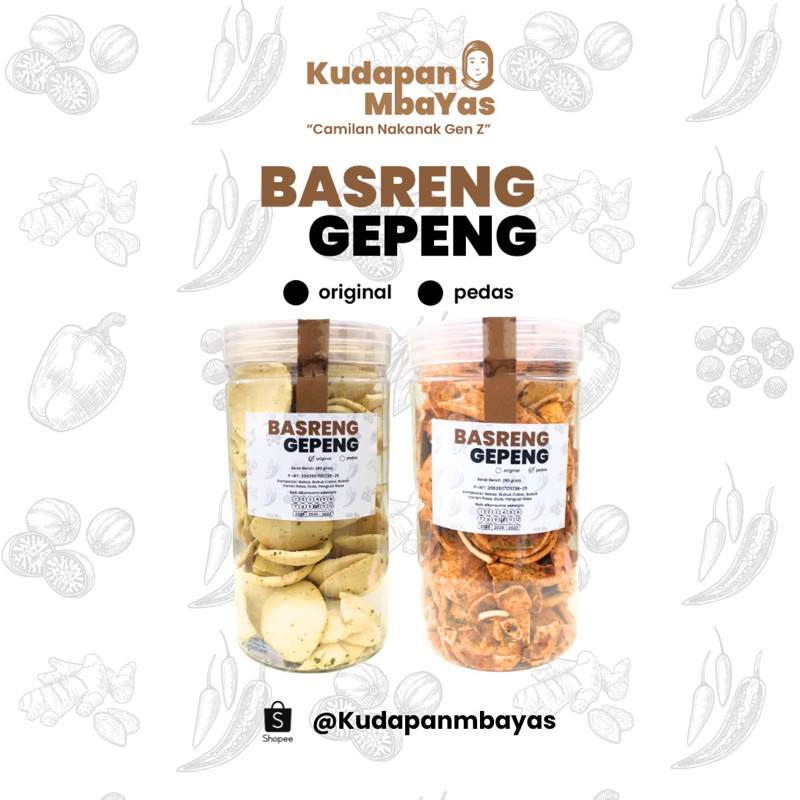 

Basreng Gepeng - 250 g (Kemasan Toples)