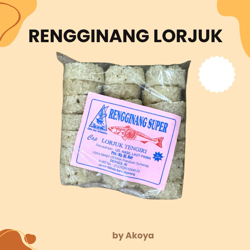 

RENGGINANG LORJUK MENTAH SUMENEP TENGIRI