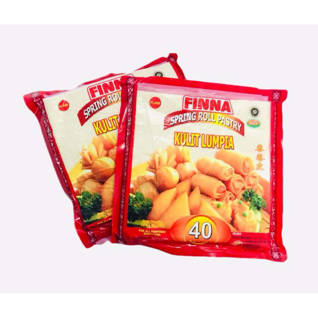

Ssl09 FINNA SPRING ROLL PASTRY KULIT LUMPIA BESAR ISI 40 LEMBAR 21x21