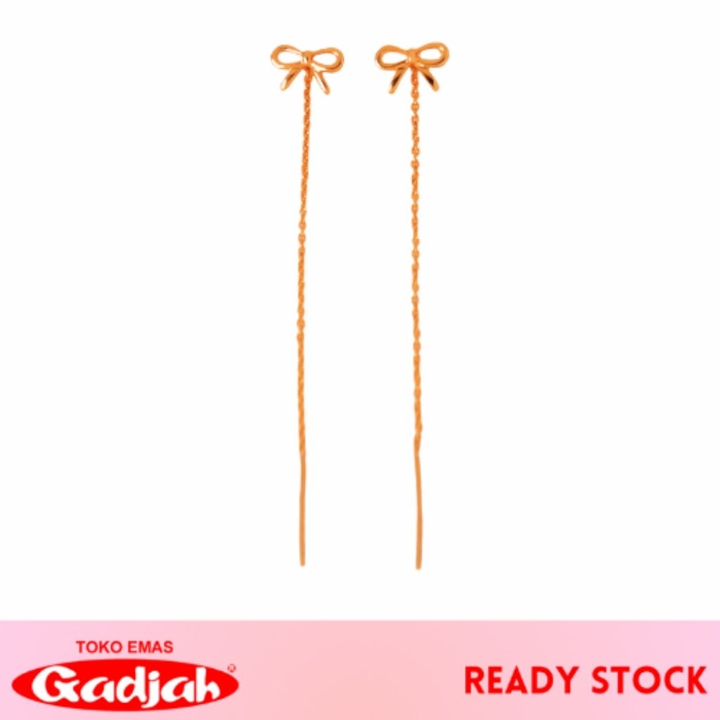 Giwang Emas Slundup Ribbon Koncer - Toko Emas Gadjah