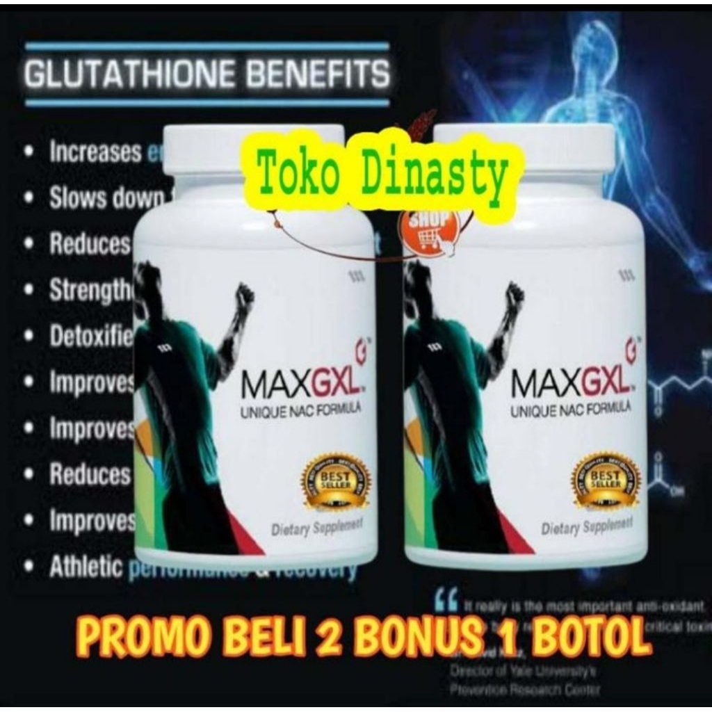 Promo 3 Botol Suplemen MaxGxl Unique Nac Formula Kesehatan Pria Dan Wanita Terbaik
