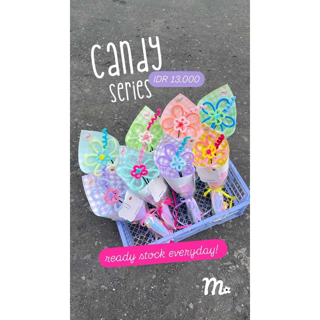 miken-candy series single (include packaging) buket malang