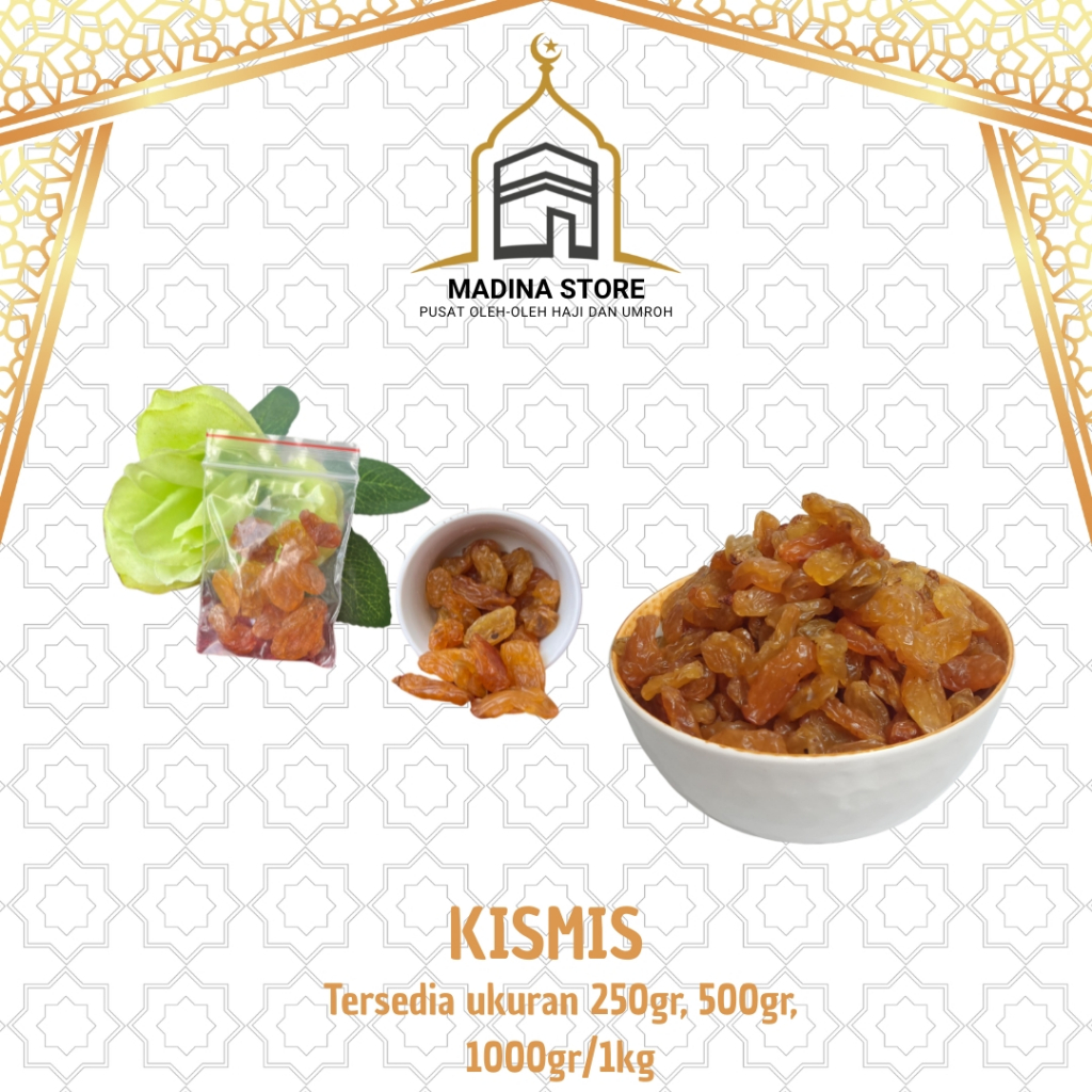 

Kismis Asam Manis Golden Raisins 250gr, 500gr, 1kg | Oleh-oleh Haji dan Umroh