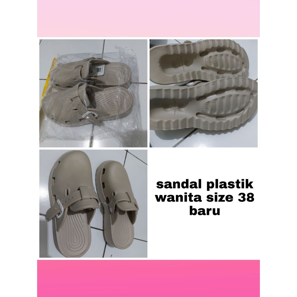 sandal plastik wanita no 38