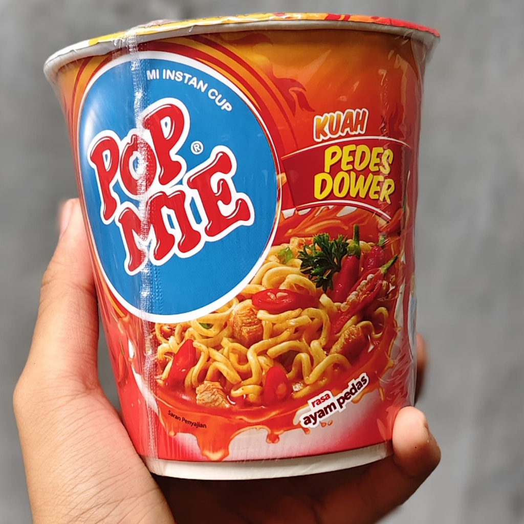

Pop Mie Cup Pedas Dower Indomie