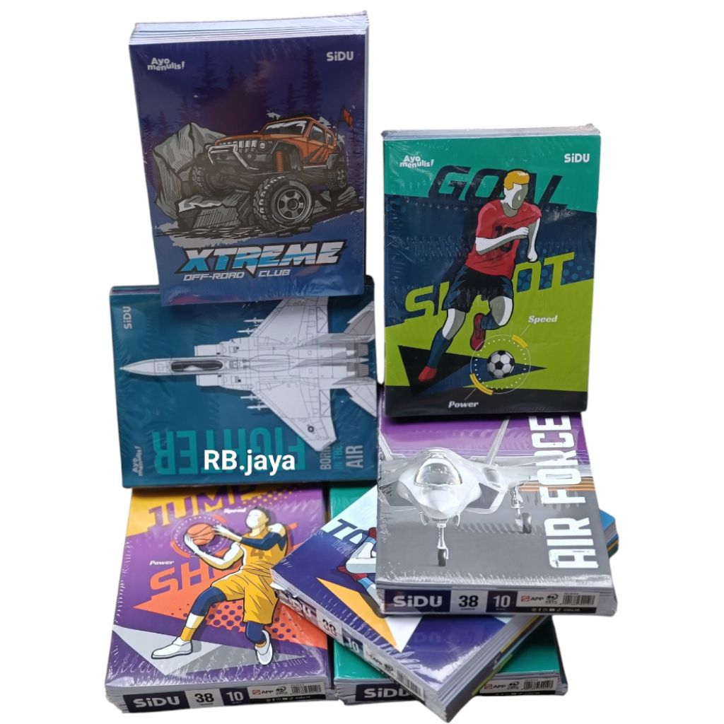 

PROMO 1 Pack isi 10 PCS Buku Tulis SIDU 38 Lembar / Buku Tulis Kwarto Sinar Dunia