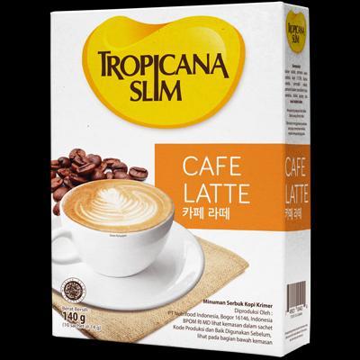 

tropicana slim cafe latte 10 sachet sugar free