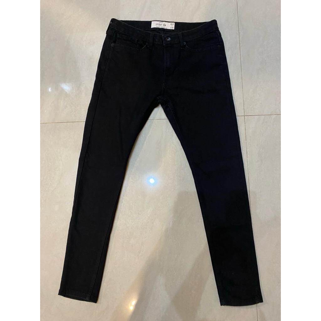 skinny jeans hitam TOPMAN