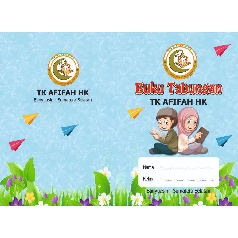 

Buku Tabungan Siswa Sekolah TPQ Madrasah Diniyah bisa Custom A6 32halaman