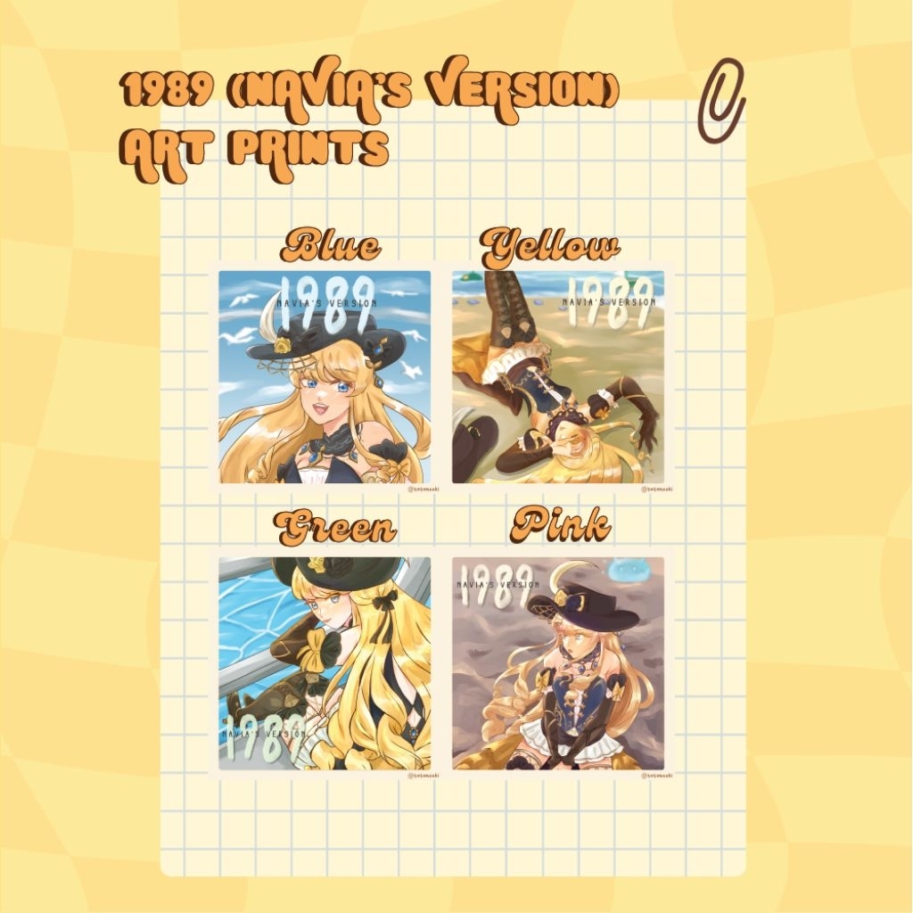 

Genshin Impact Navia "1989 (Navia's Versioin)" Art Print