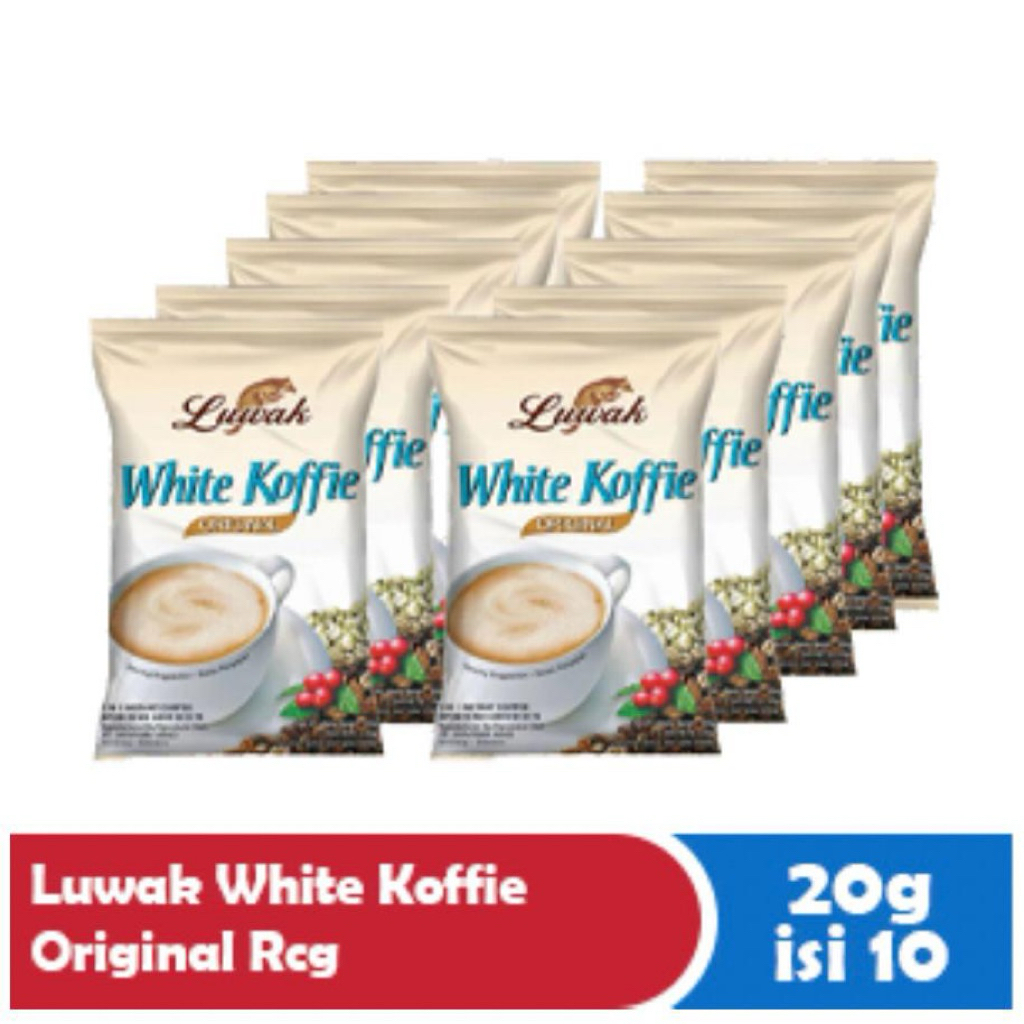 

Luwak White Coffee Original 20g x 10 sachet