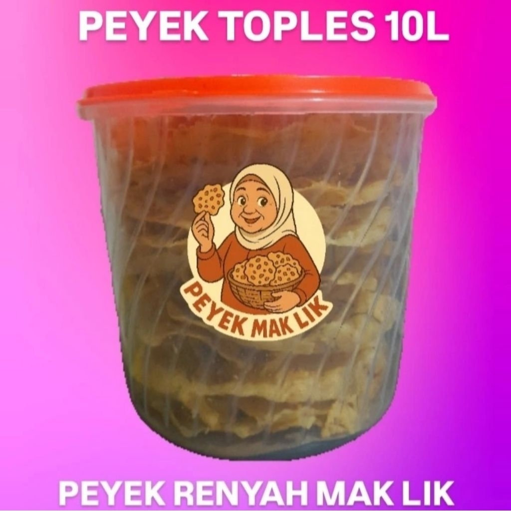 

PEYEK RENYAH MAK LIK - TOPLES 10L