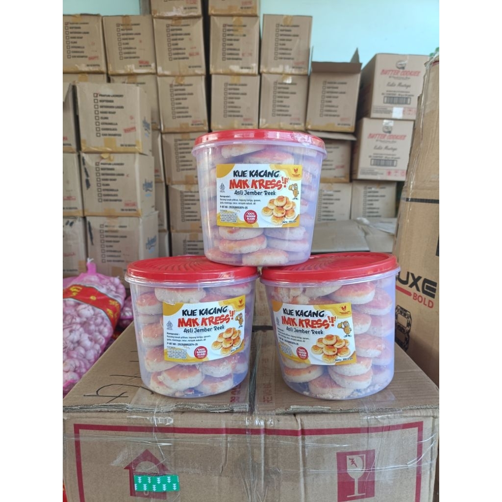 

Kue Kacang Mak Enak asli Jember (900 Gram)