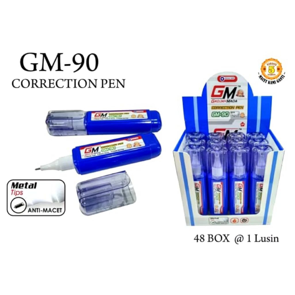 

MORYMONY - (1 pcs) Correction pen / tipe ex/ tip ex gajah mada tip x