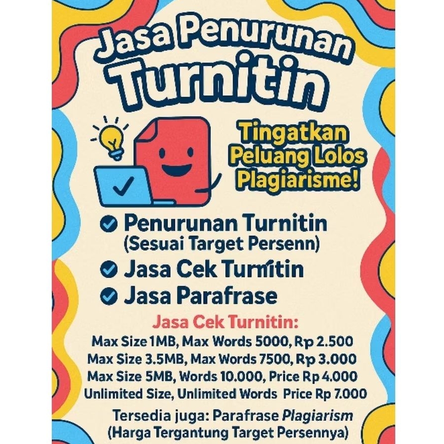 Jasa Penurunan Turnitin