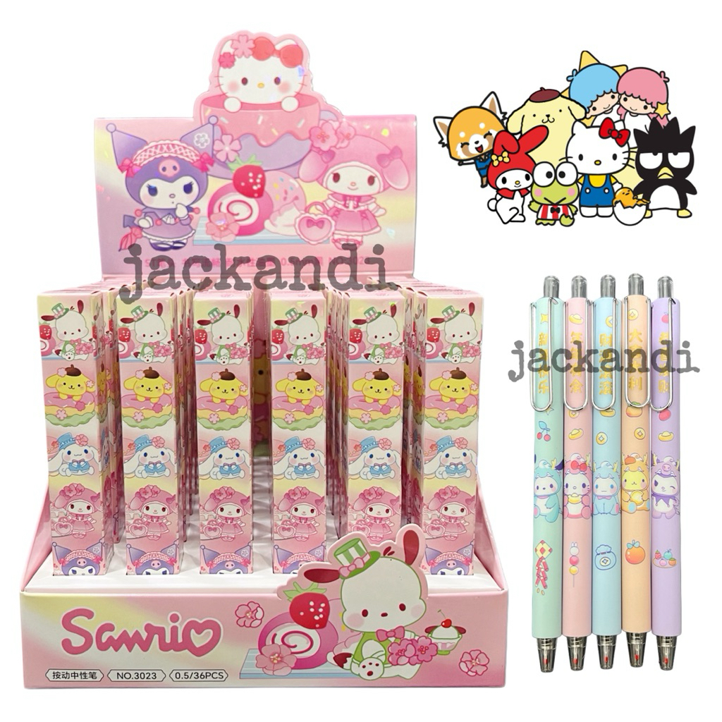 

Pulpen Anak Blind Box Sanrio Pen Cetek Surprise Karakter Kartun Lucu
