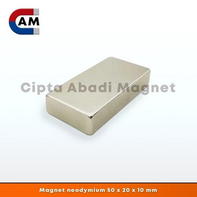 Magnet Neodymium Persegi 50x20x10mm / Magnet kotak / Magnet Persegi