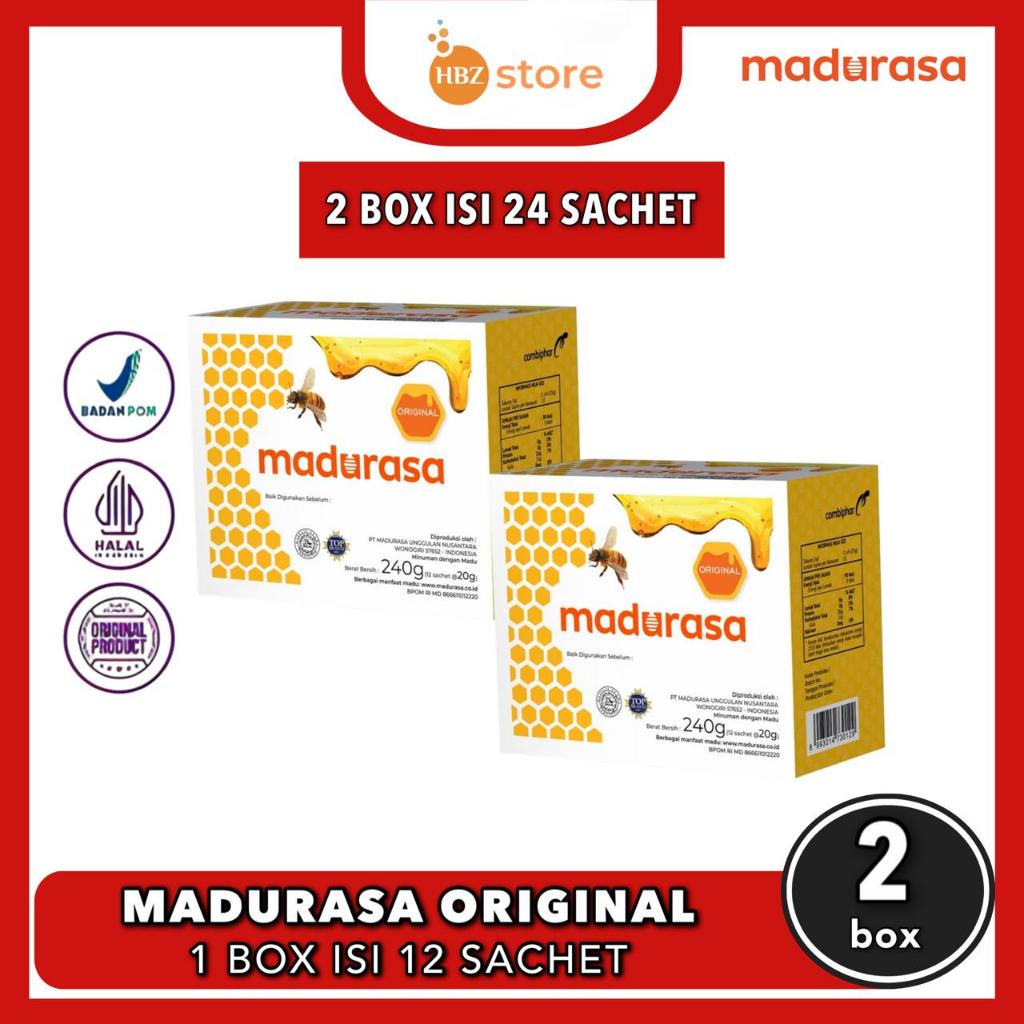 

Madurasa Sachet 2 Box isi 24 Rasa Original - Jaga Daya Tahan Tubuh dan Kesehatan