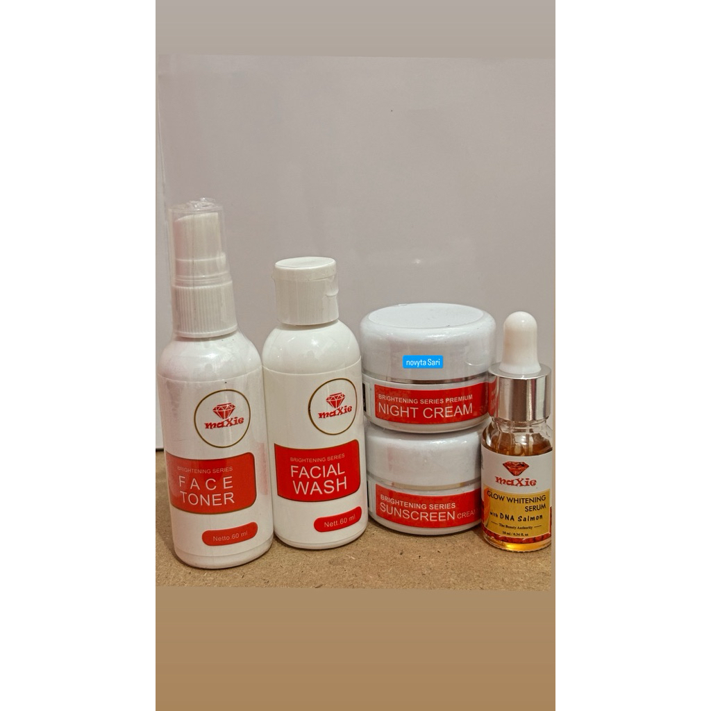 Maxie Glow Skincare Original BPOM/kemasan baru dan lama