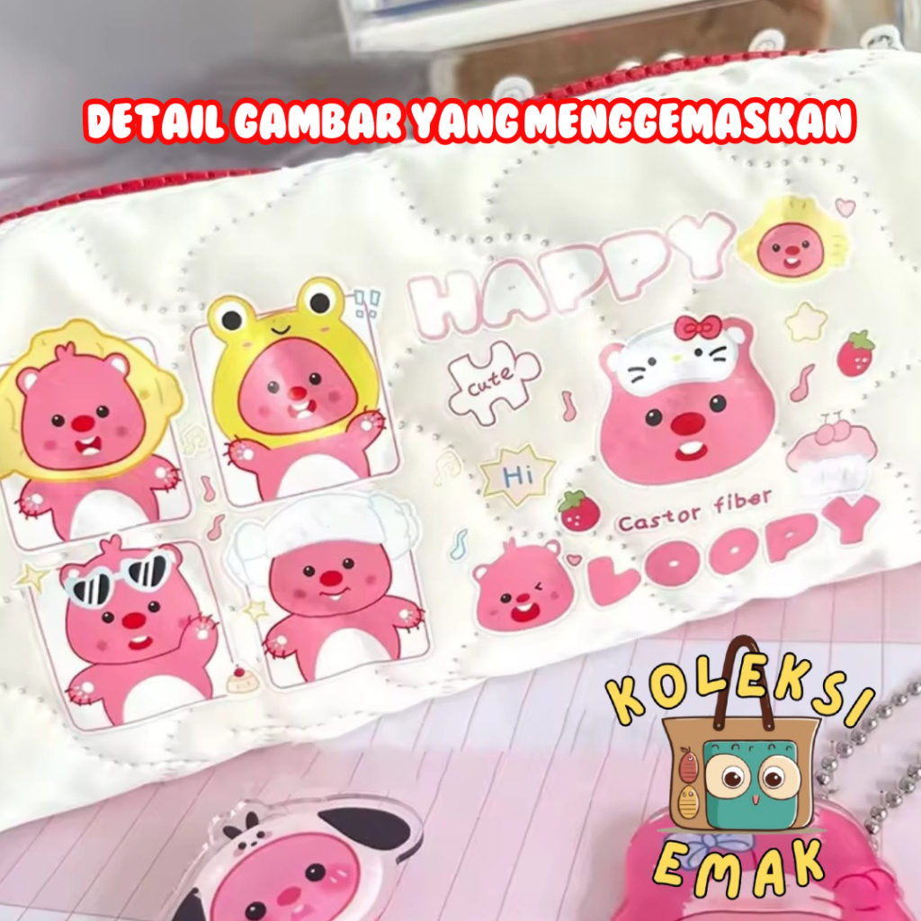 

Kotak Pensil Loopy Littlemonster Tempat Pensil Sekolah Premium Estetik Pouch Makeup Lucu [Sb-10]
