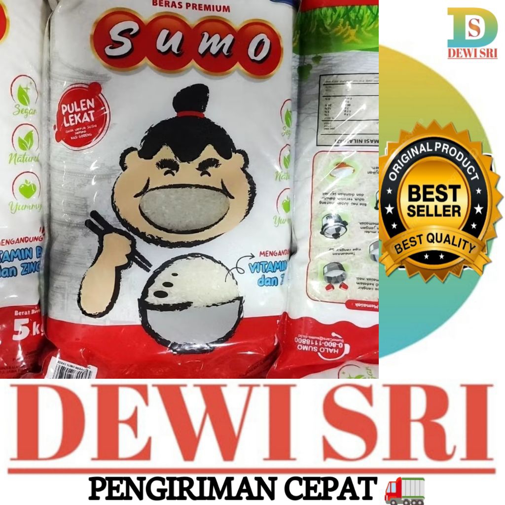 

Forcysn Beras Sumo 5Kg Beras Premium Pulen