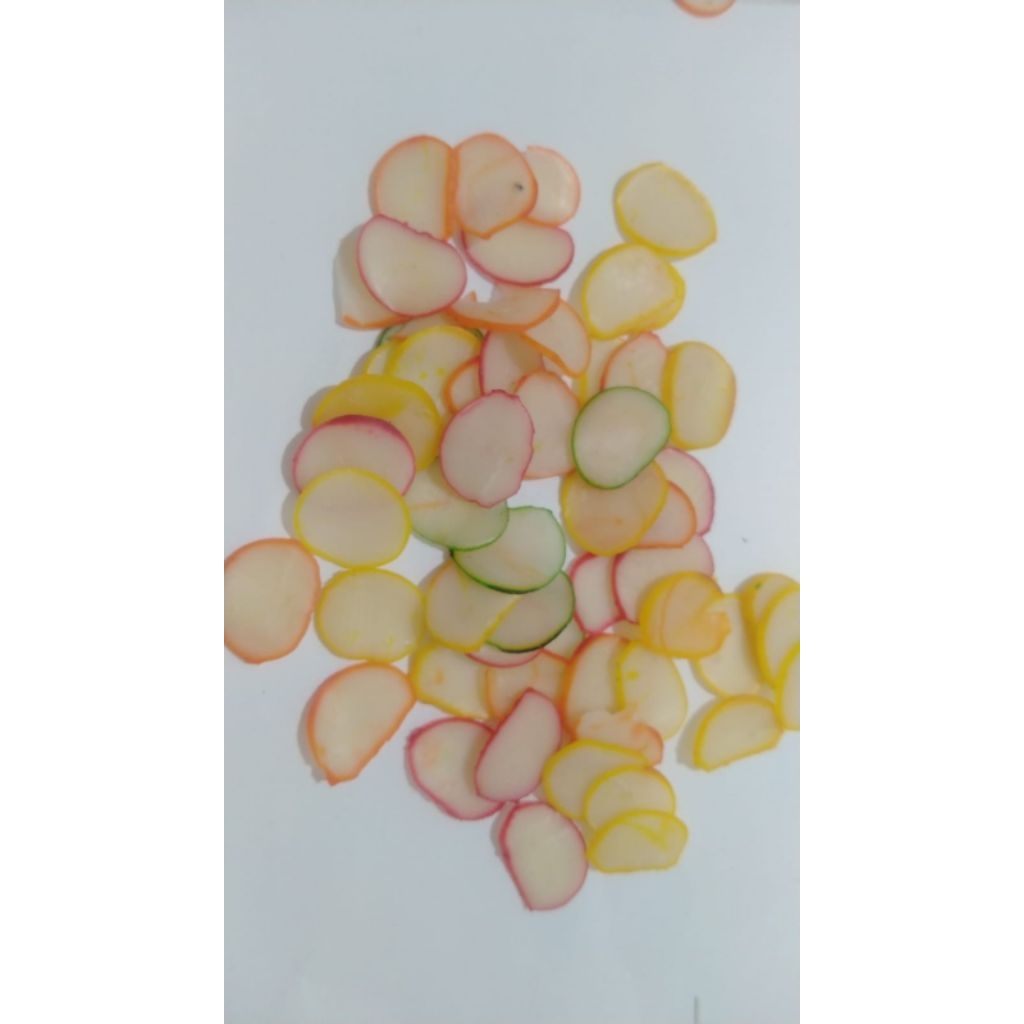 

KRUPUK BAWANG Mentah /Kerupuk SEBLAK MENTAH MEREK PANDAWA