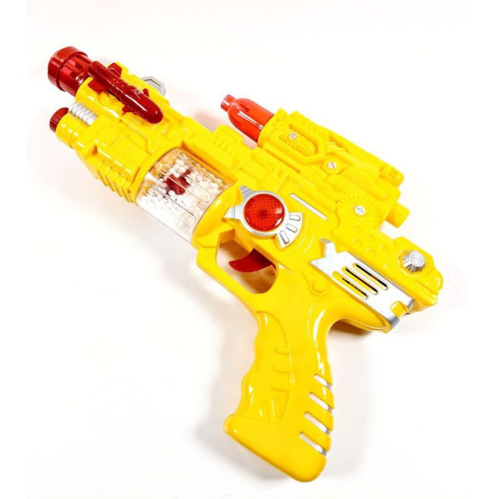 Mainan Tembak Bersuara Pistol Anak Ada Lampu dan Berbunyi